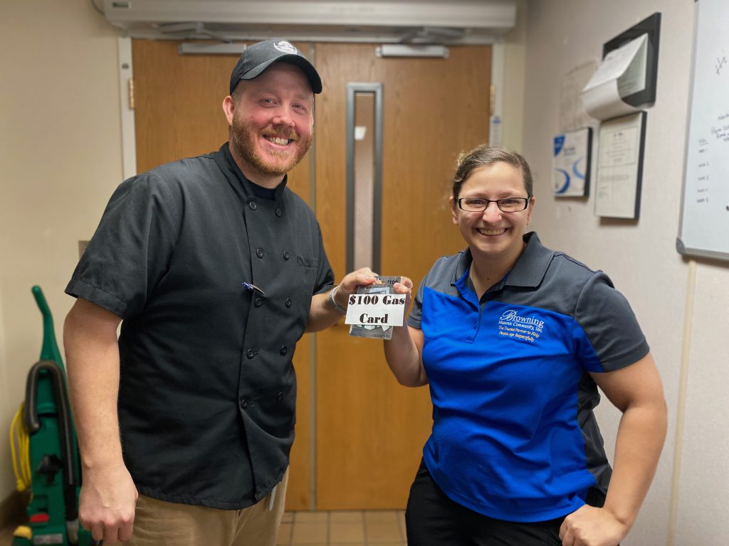 Perfect attendance program january winner the ohio masonic communities