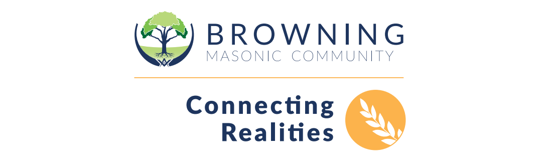 Browning Masonic Community's Connecting Realities logo