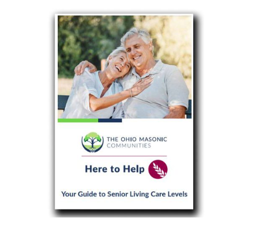 senior adult couple in an independent living community villa