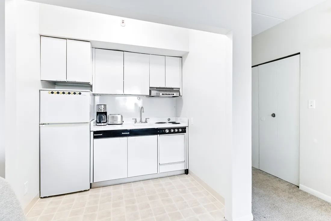 Small kitchen in an apartment