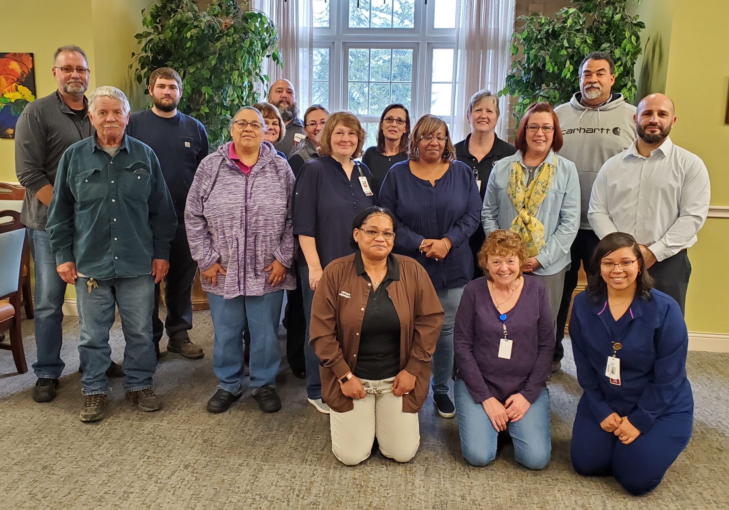 Team members attend service awards program