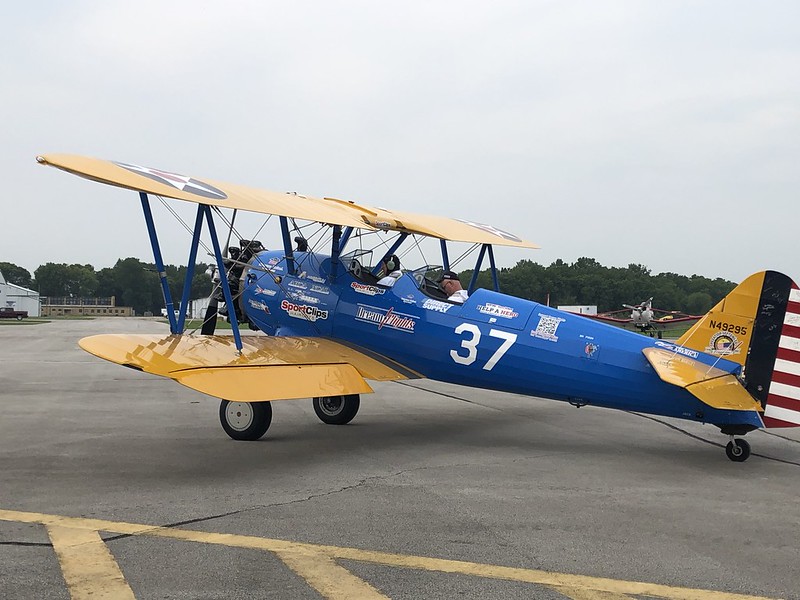 Exterior view of old airplane