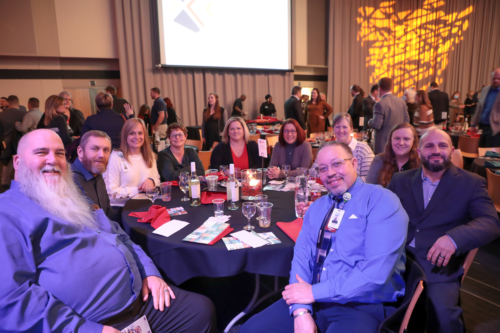 Team members attend award ceremony