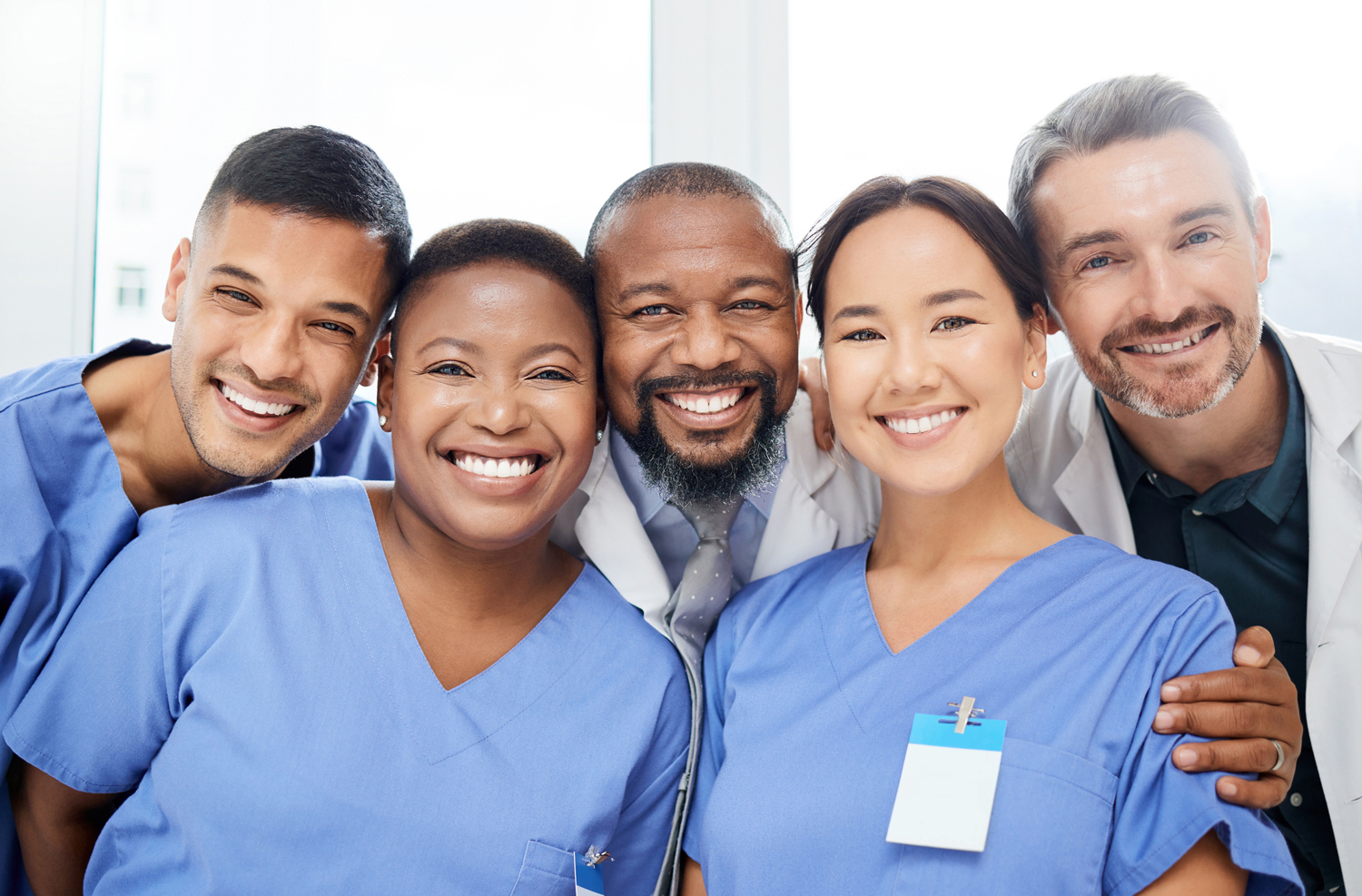 Small group of medical professionals
