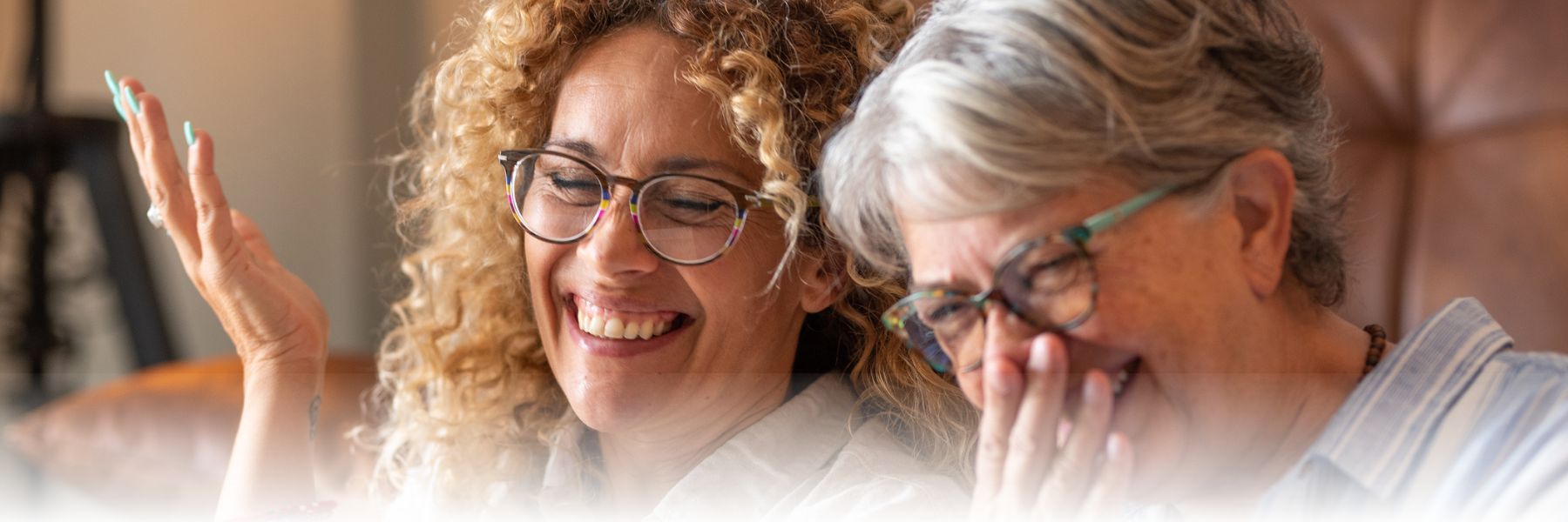 Females laughing together