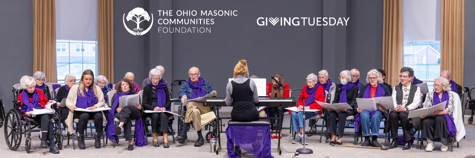 Resident choir performing together
