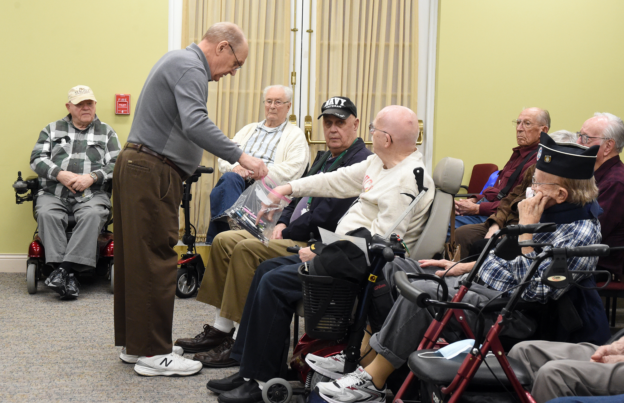 Residents attend Veterans program