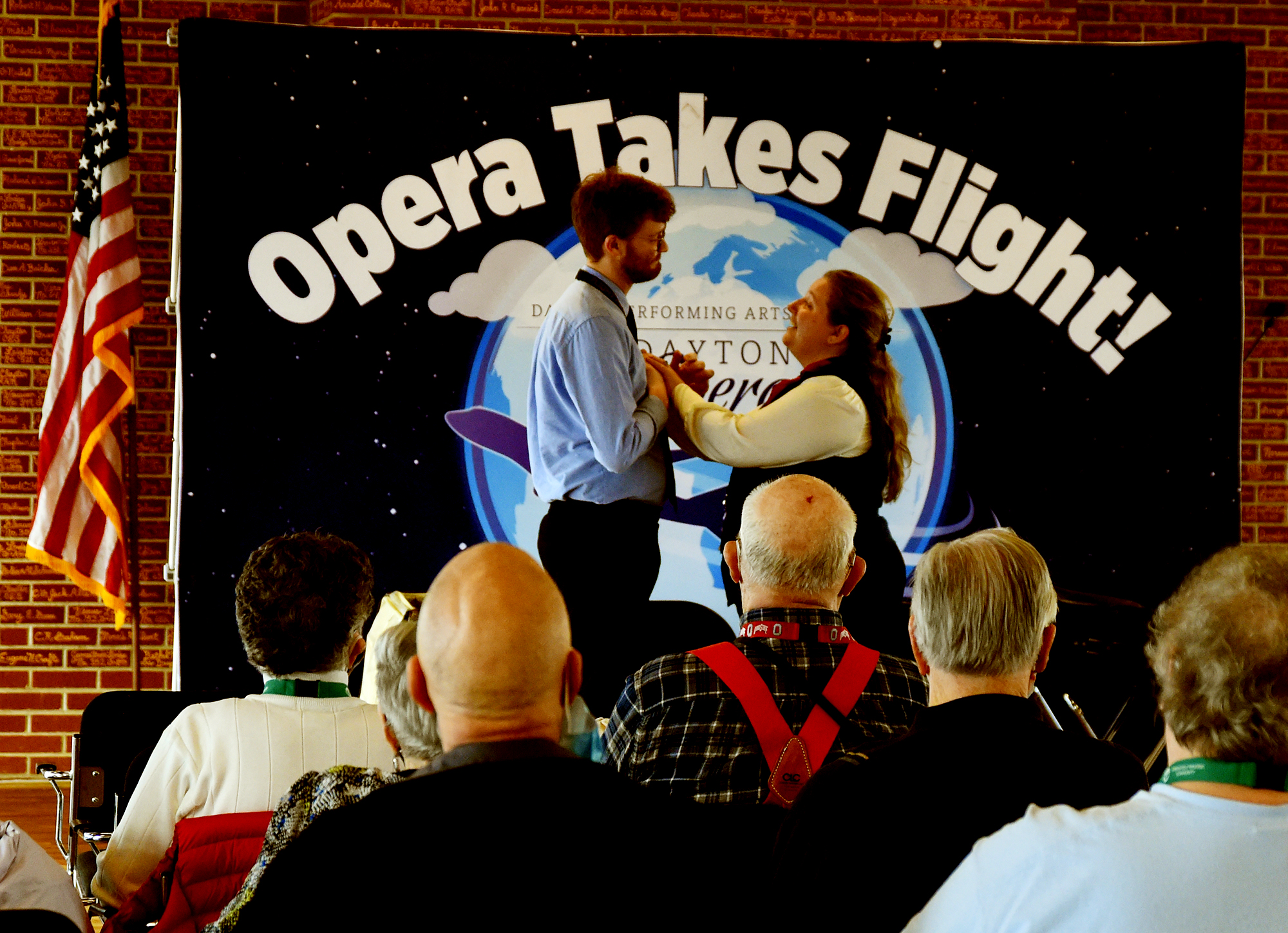 Opera singers perform for residents