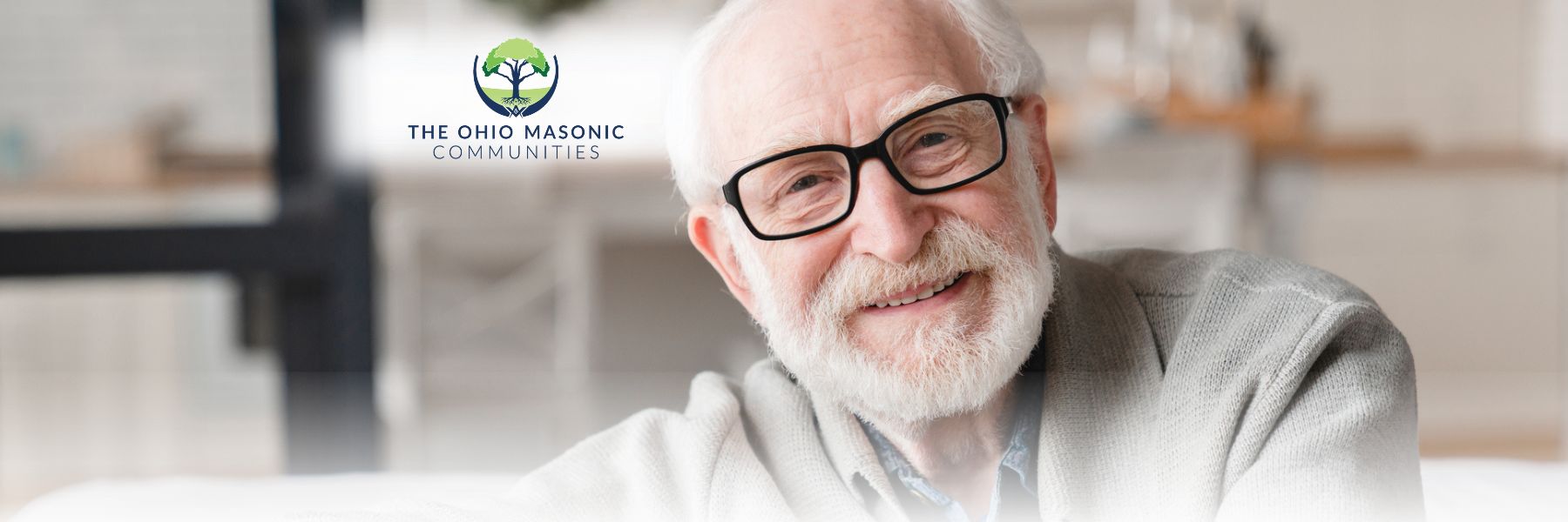 Older adult male smiling