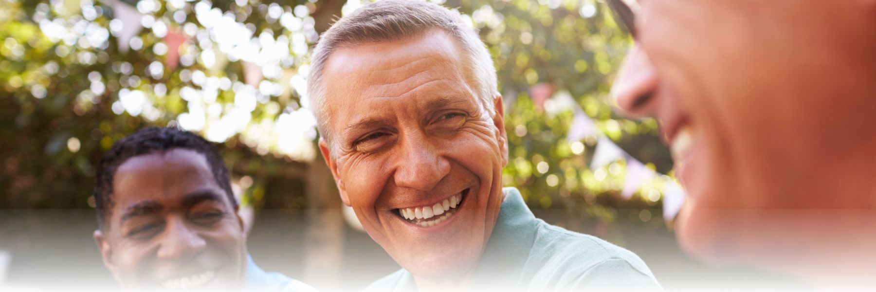 Tips for Seniors to Stay Healthy: group of older adult men laughing