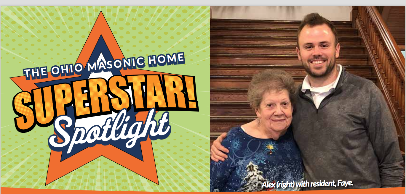 The Ohio Masonic Home Superstar Spotlight on Alex
