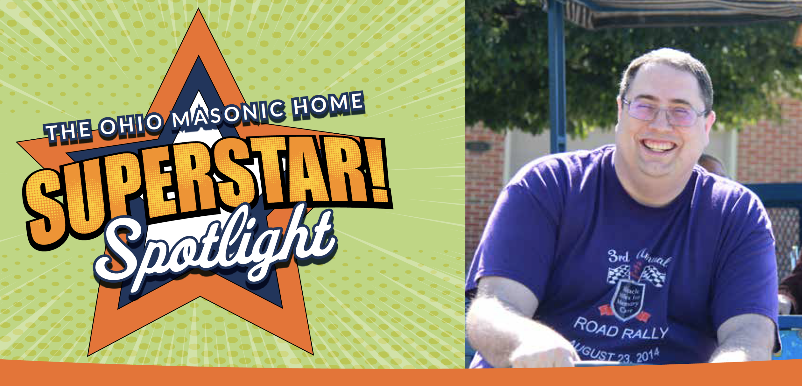 The Ohio Masonic Home Superstar Spotlight on Jonathan, Social Wellness Coordinator