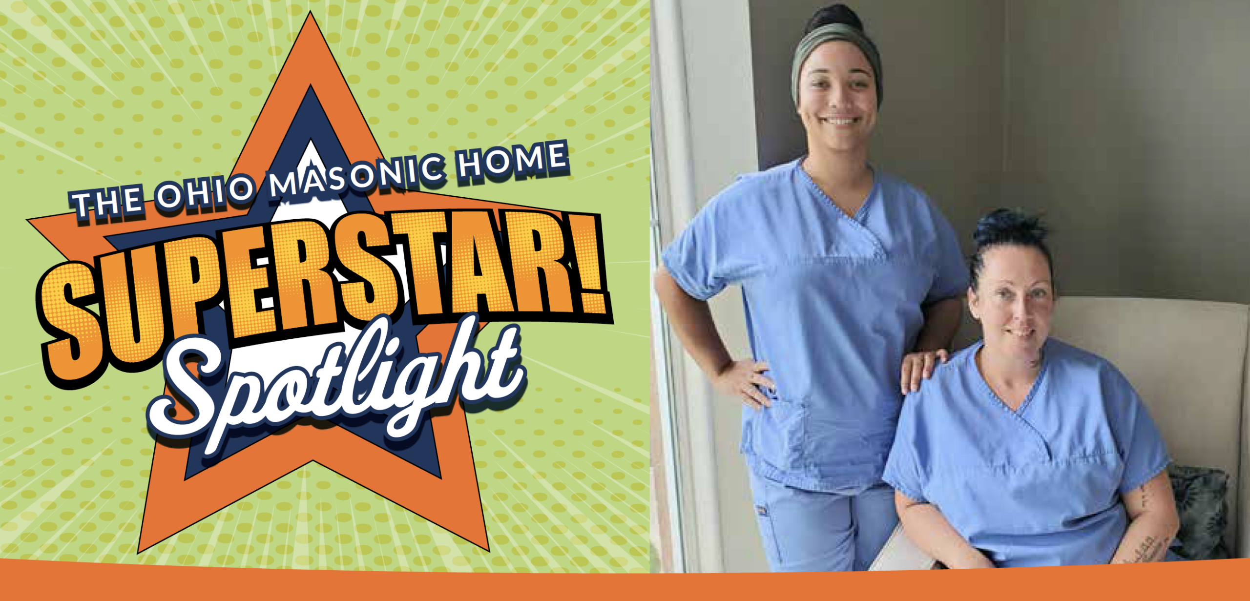 The Ohio Masonic Home Superstar Spotlight on Alisha and Anna, Environmental Services
