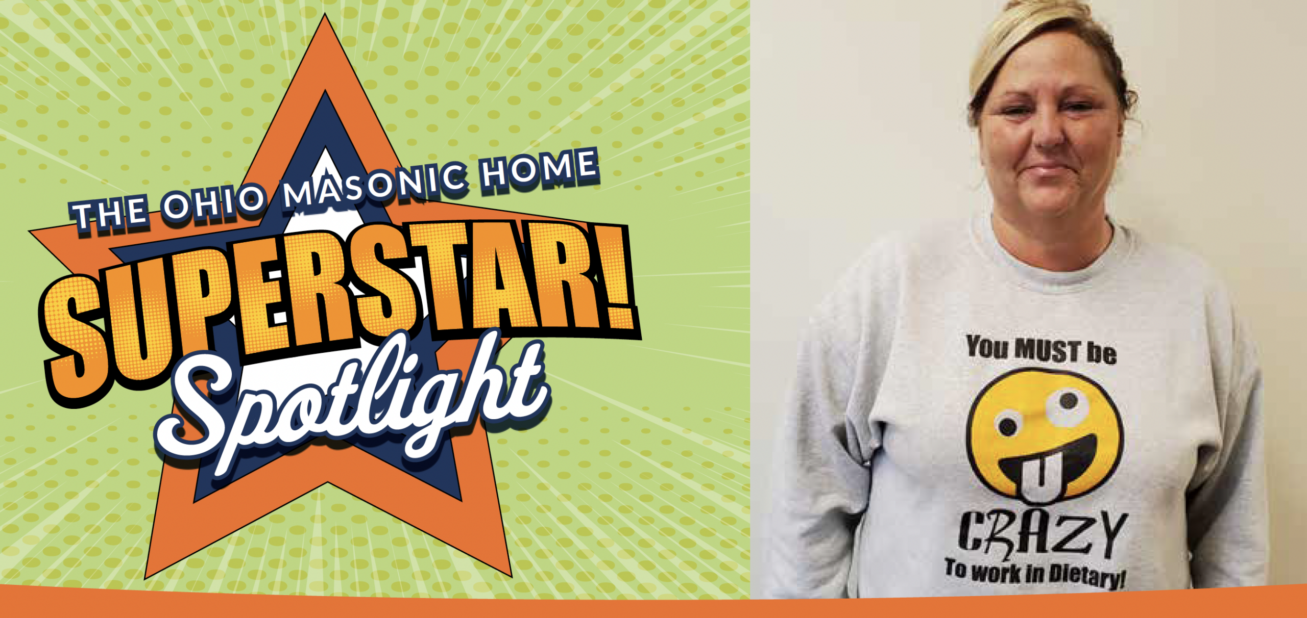 The Ohio Masonic Home Superstar Spotlight on Paula, Dietary Aide